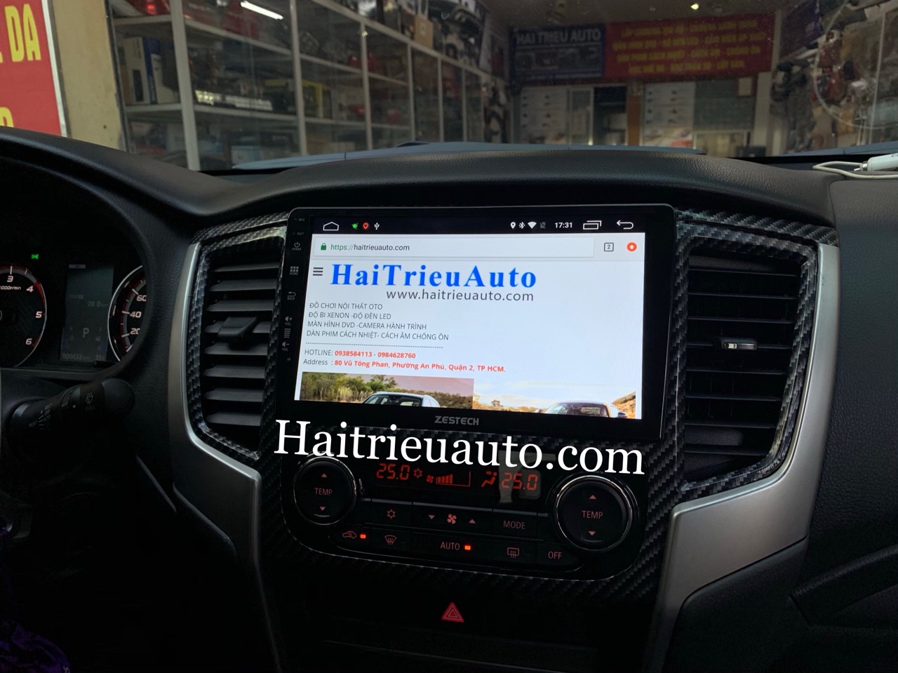 màn hình android Zestech theo xe triton 2019 4 Image