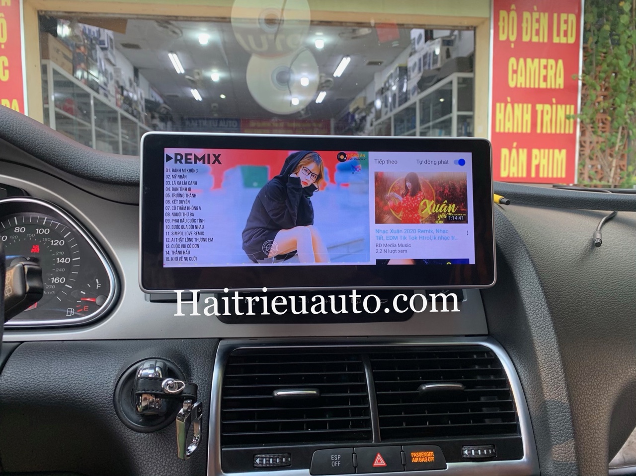 Màn hình android theo xe Audi Q7 2009 4 Image