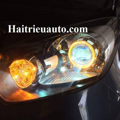 Độ led cho xe mazda 2