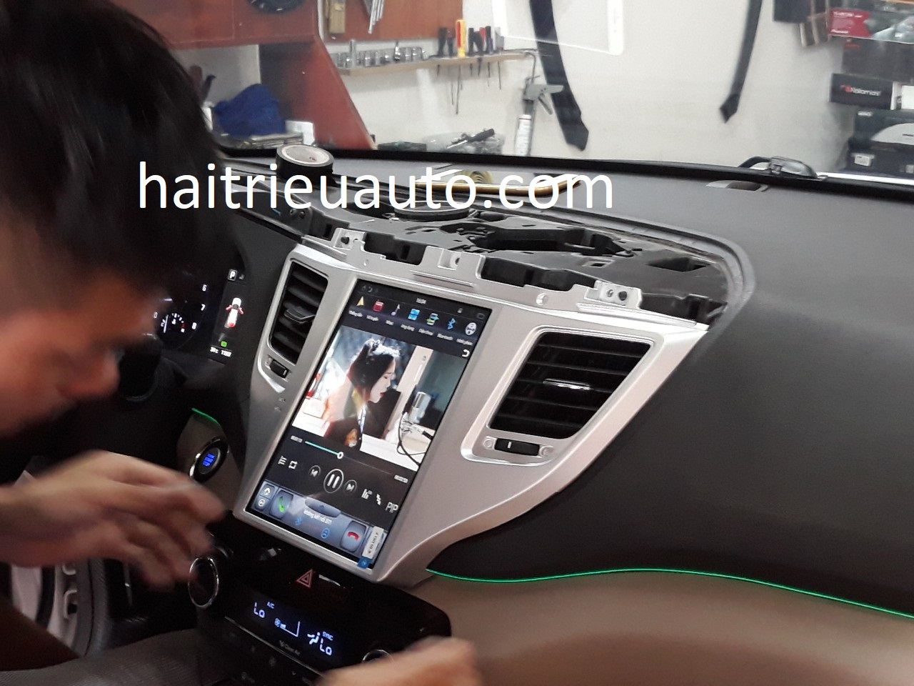 màn hình android theo xe Hyundai Tucson 3 Image