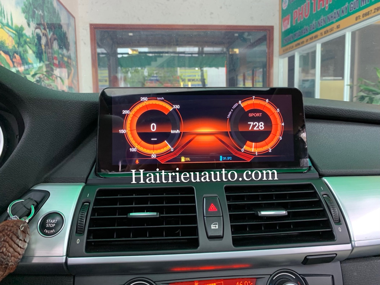 Màn hình android theo xe BMW X6 6 Image