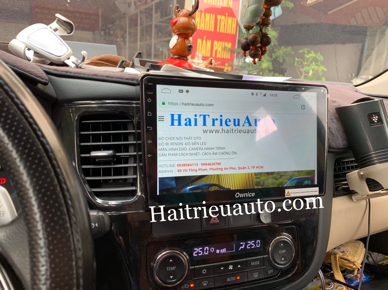 màn hình android Ownice theo xe outlander 2 Image