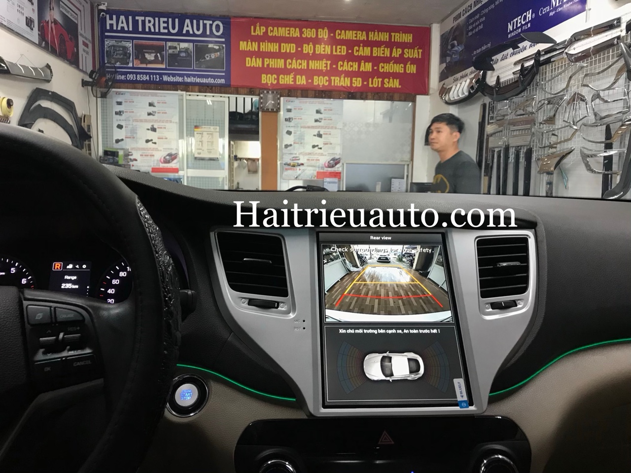 màn hình android cho tucson 4 Image