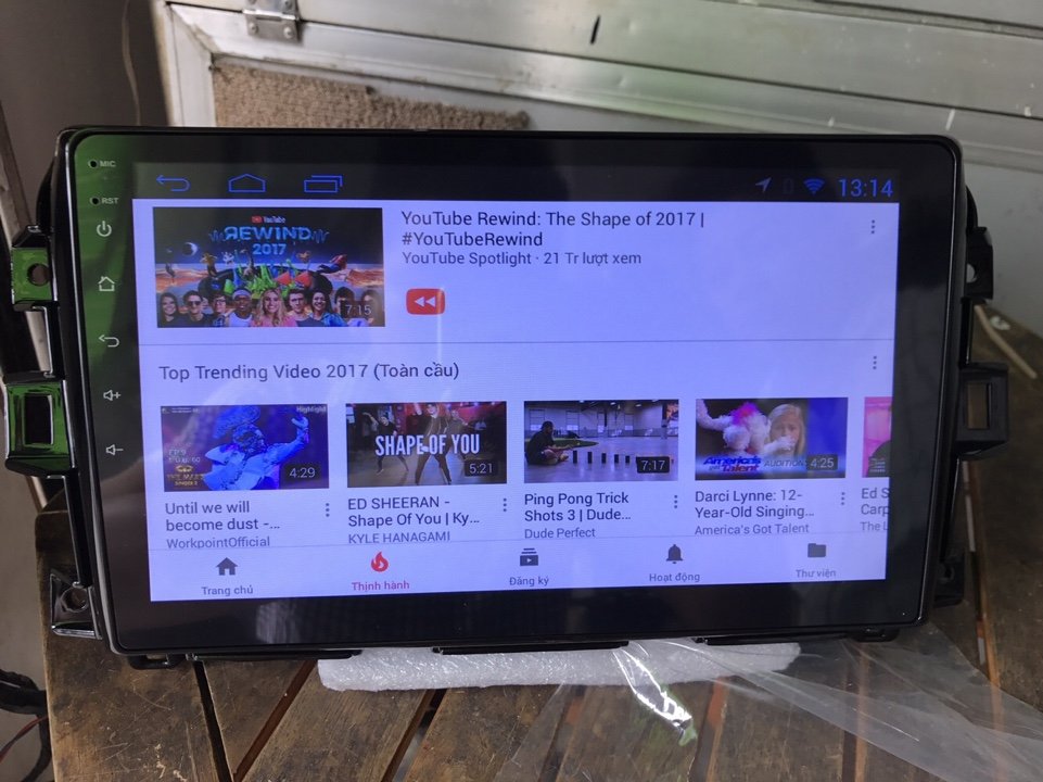 màn hình android theo xe navara 2017 3 Image