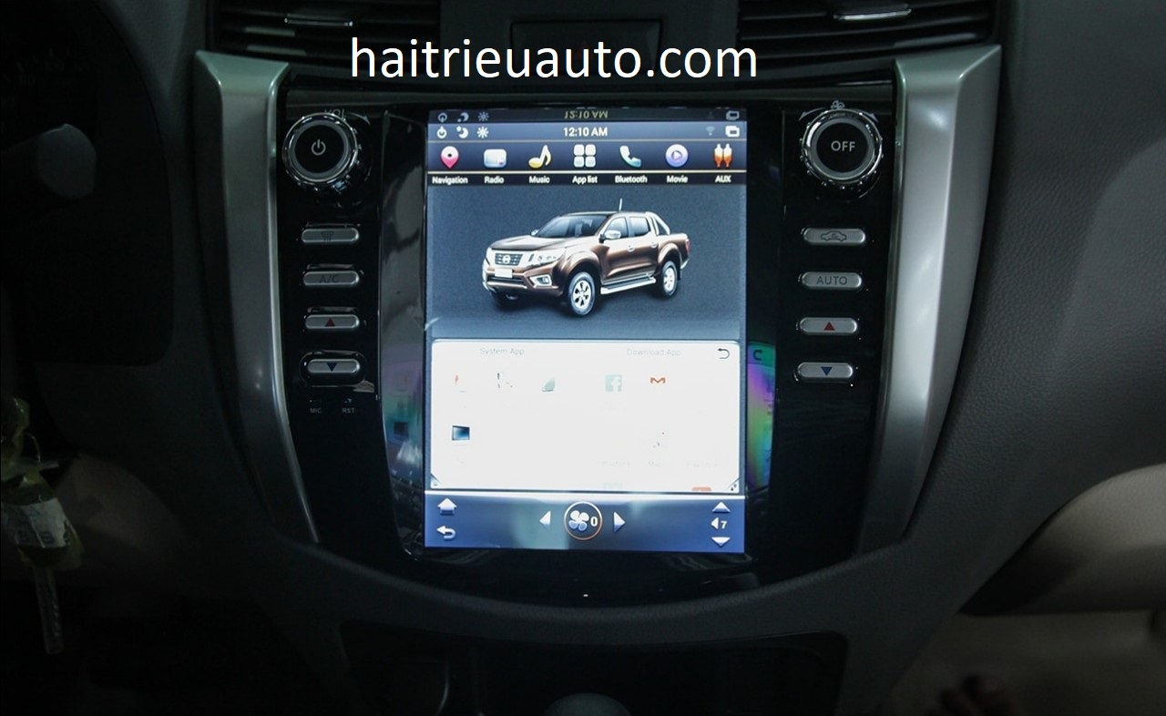 màn hình tesla xe Nissan Navara 2018 2 Image