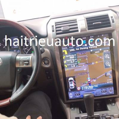 Màn hình tesla android theo xe Lexus GX 470 2003