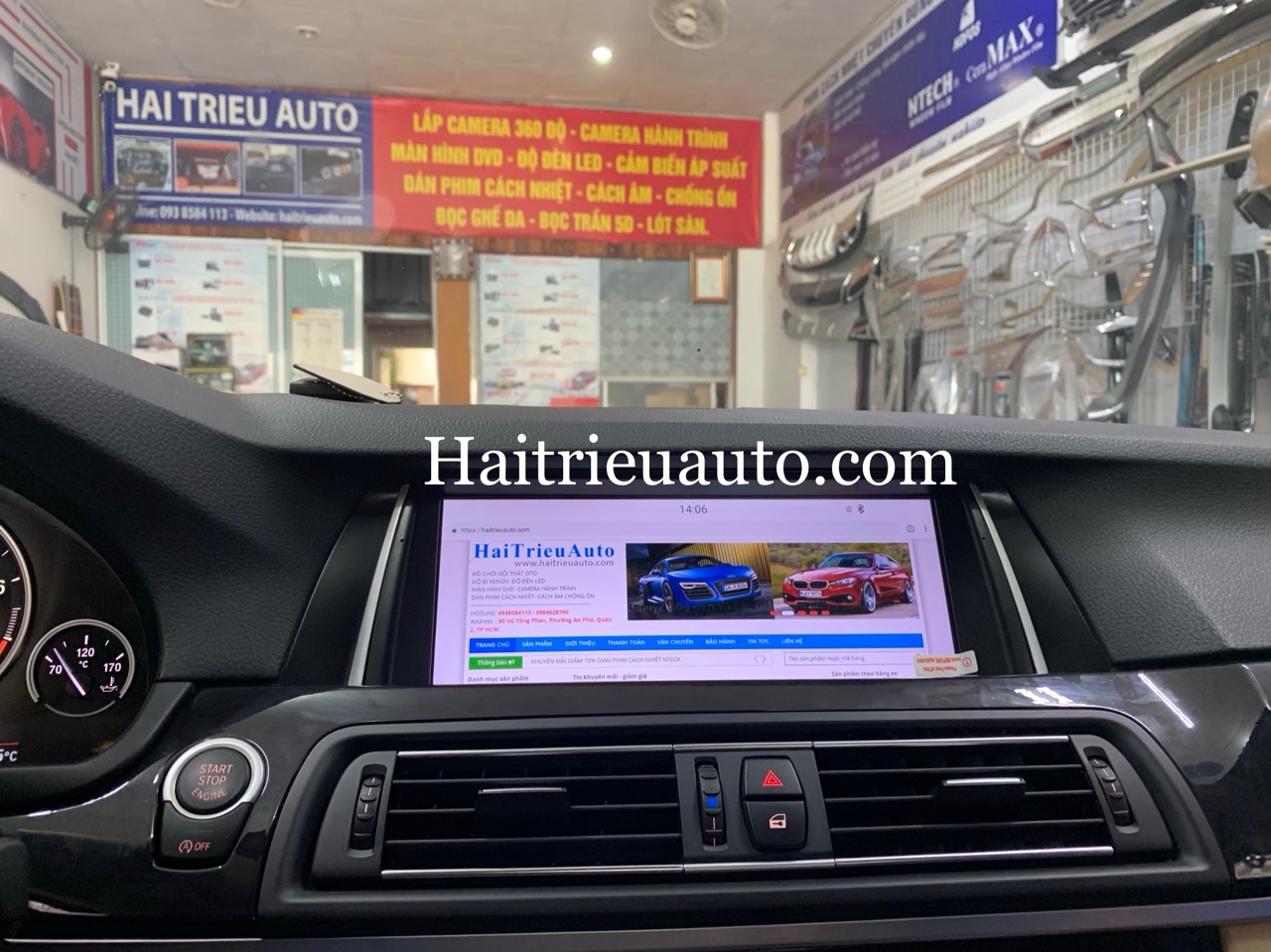 Màn hình android cho xe BMW 520i 2 Image