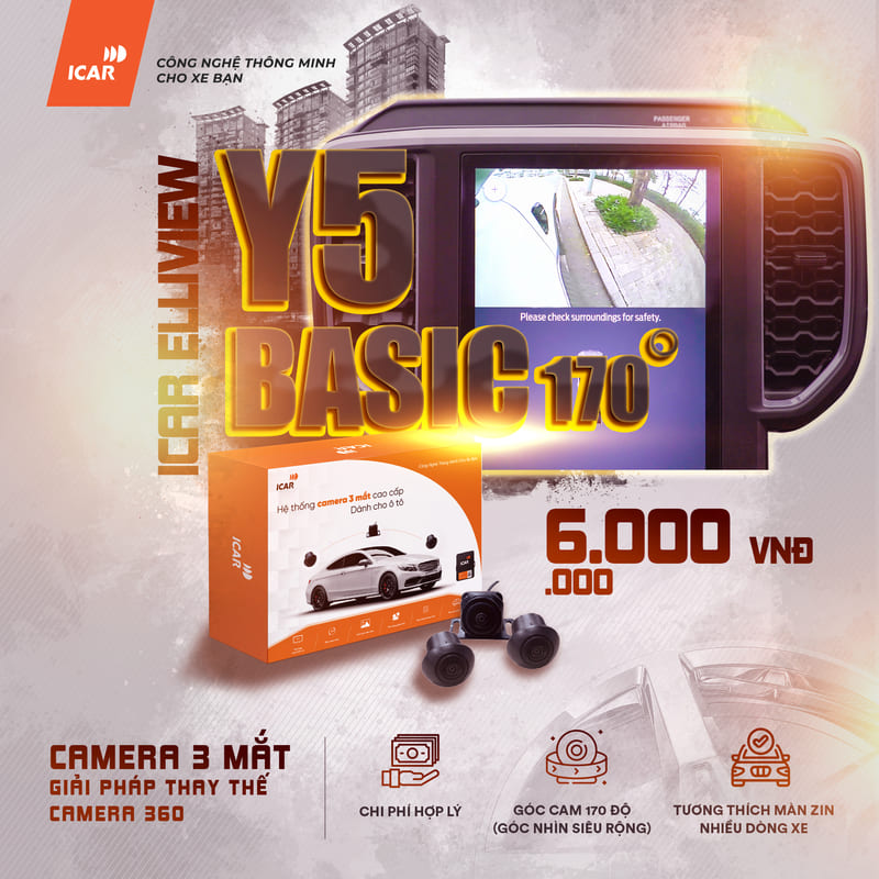 Camera 3 mắt Elliview Y5 Basic 170 độ 2 Image