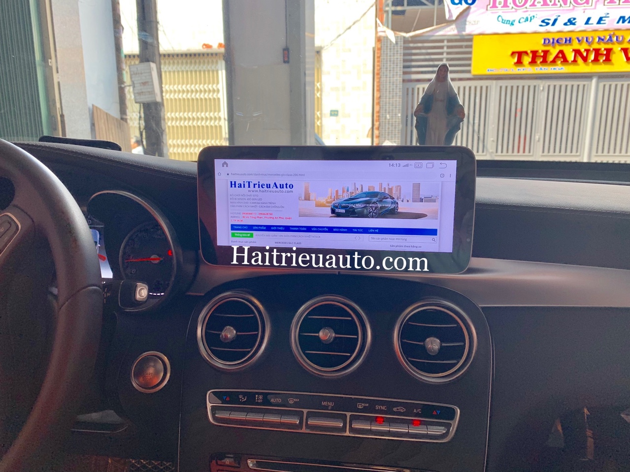 Màn hình android theo xe Mercedes GLC300 2 Image