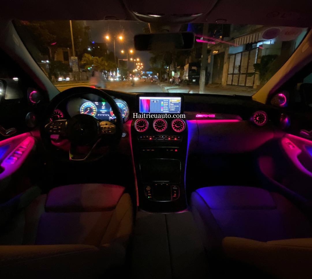 Cửa gió điều hòa đèn led theo xe Mercedes GLC 7 Image