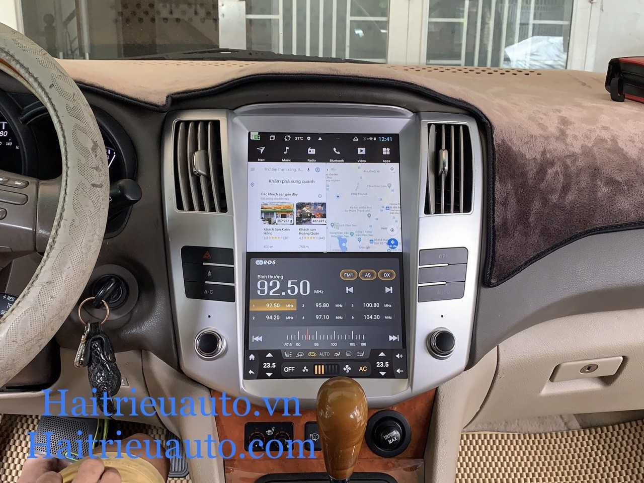 màn hình android tesla theo xe lexus Rx350 3 Image