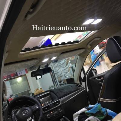 Bọc trần da 5D cho Toyota fortuner