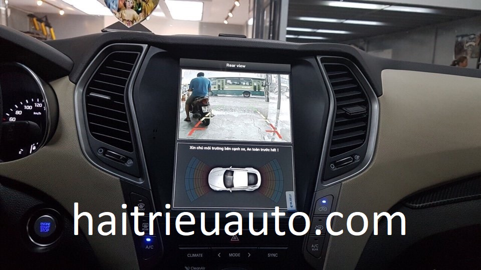 màn hình tesla cho xe Hyundai Santafe 4 Image