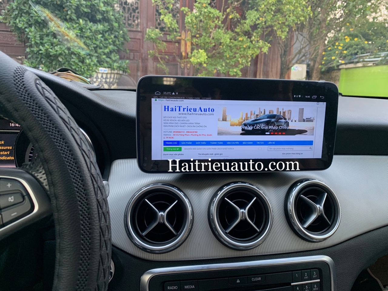 Màn hình android theo xe Mercedes GLA 2 Image