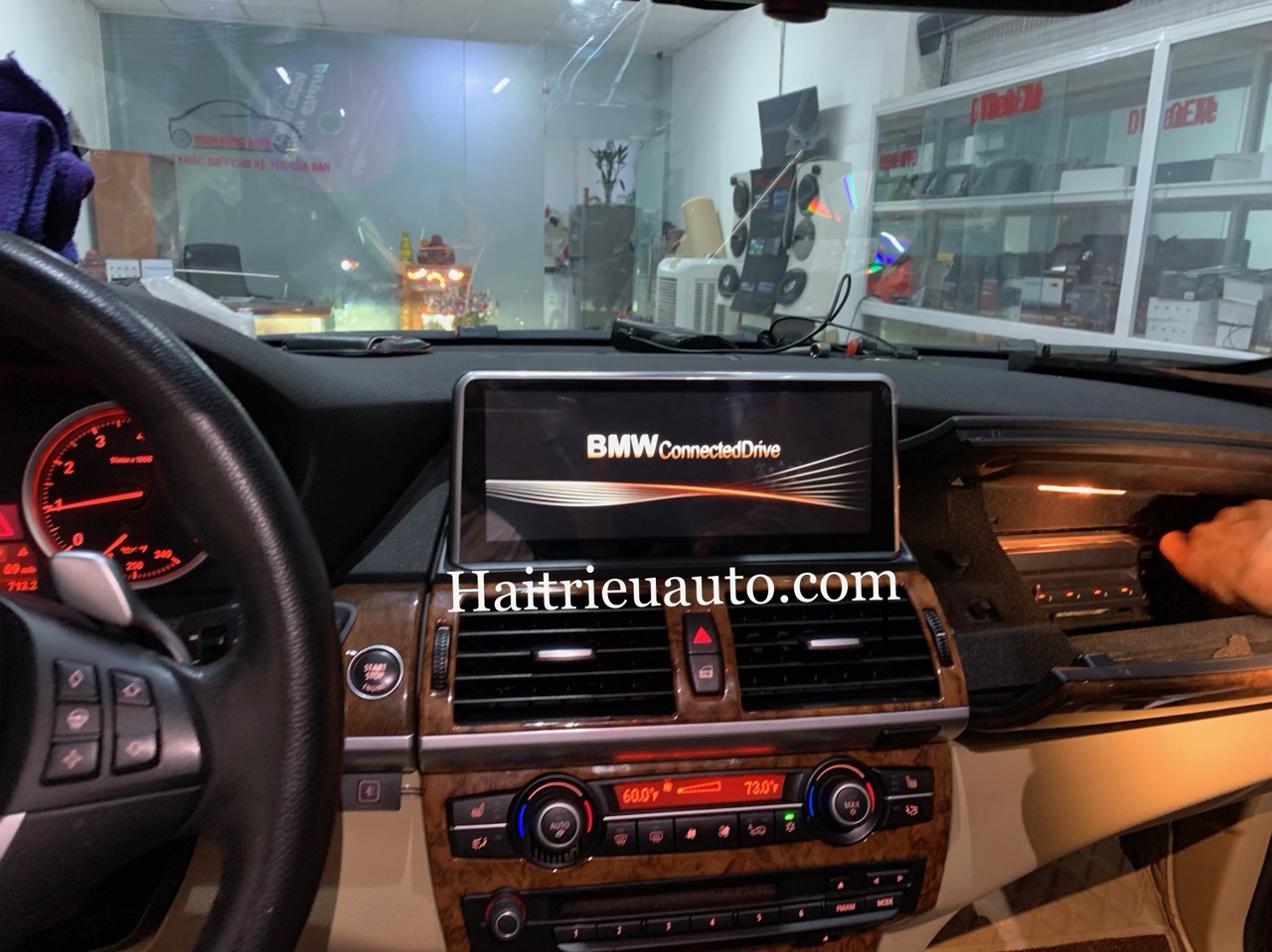 Màn hình android theo xe BMW X6 2007-2010 2 Image