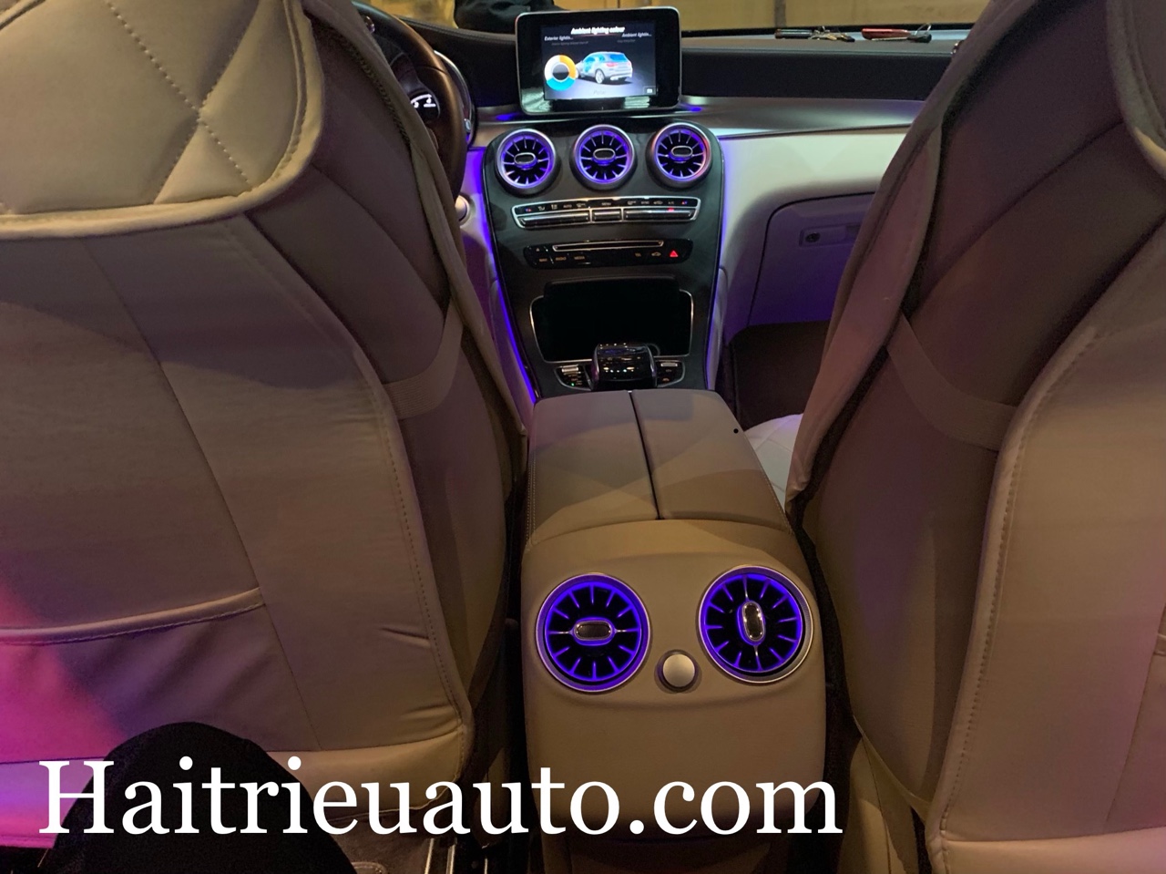 Cửa gió Turbine đèn LED theo xe Mercedes GLC 5 Image