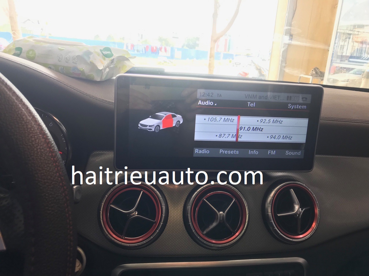 Màn hình android theo xe Mercedes CLA 4 Image