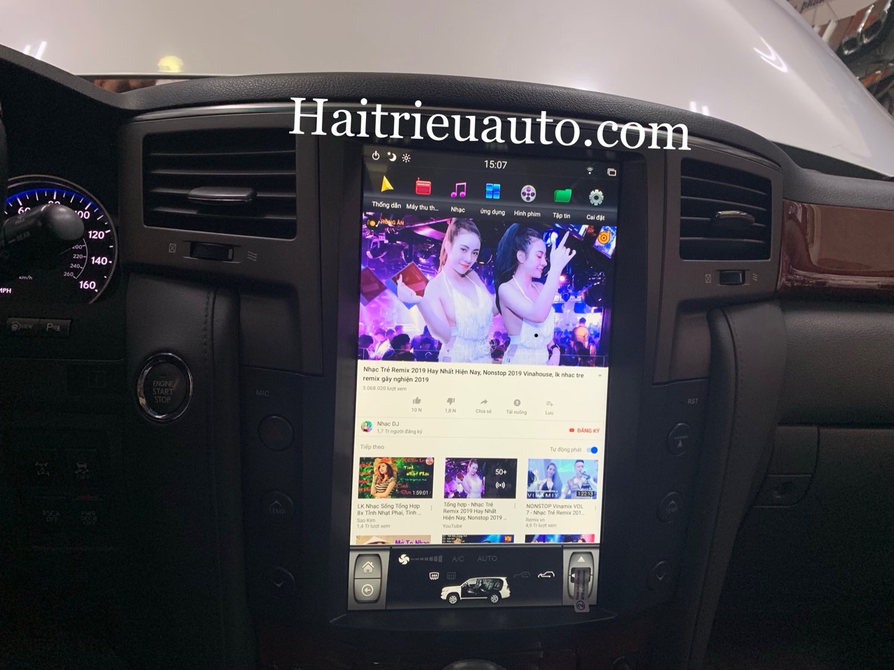 Màn hình tesla android xe Lexus LX 570 5 Image