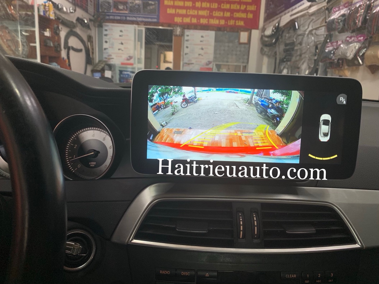 Màn hình android theo xe Mercedes C200 2011-2014 5 Image