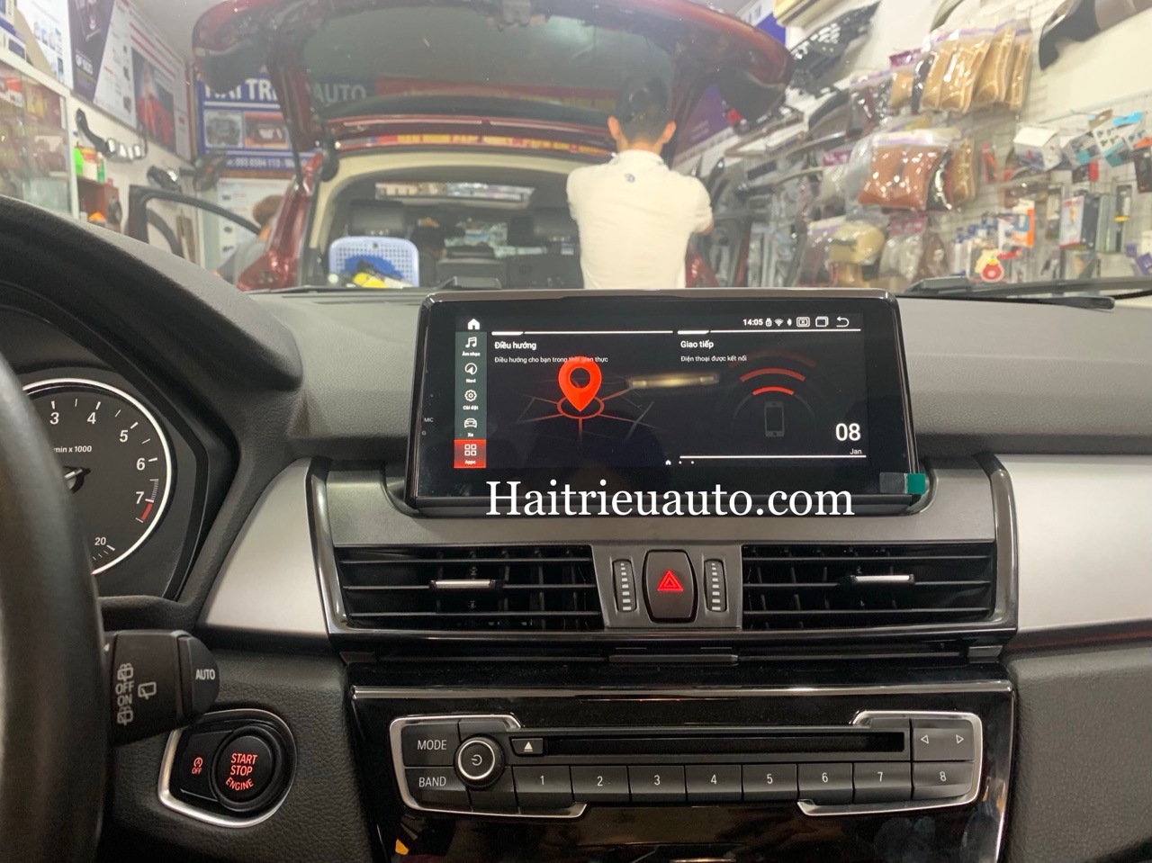 Màn hình android cho xe BMW 218i 7 Image