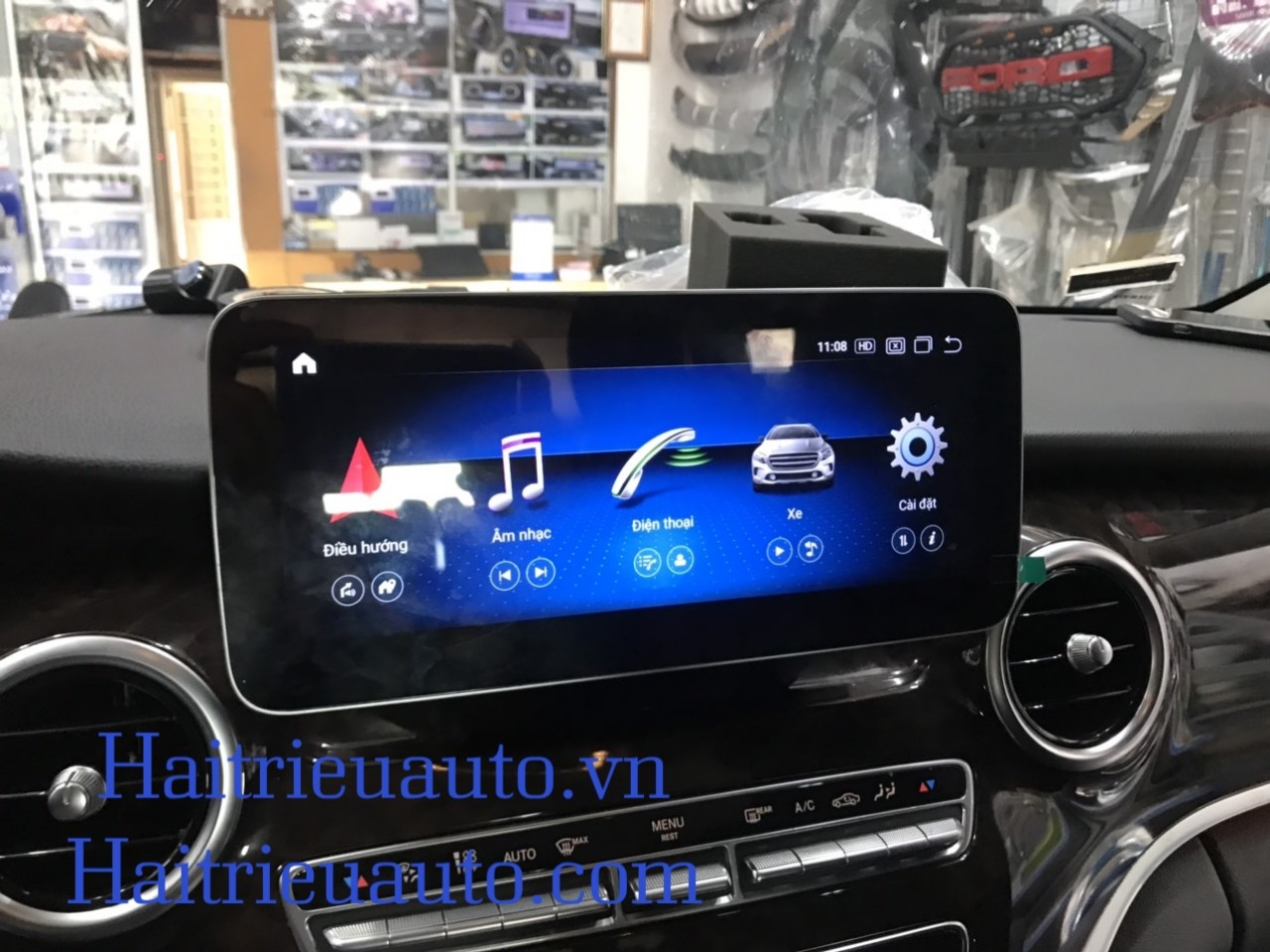 Màn hình android theo xe mercedes V250 8 Image