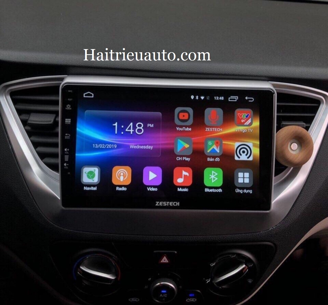 màn hình android zestech theo xe accent 2 Image