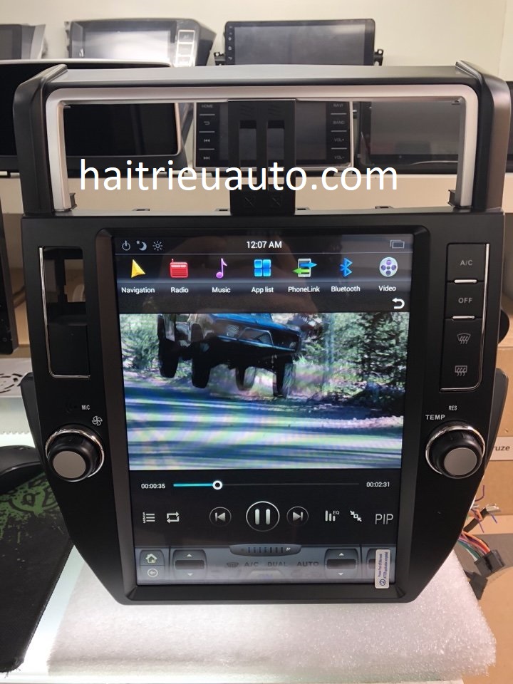 Màn hình tesla theo xe Toyota Land Cruiser Prado 2010-2013 4 Image