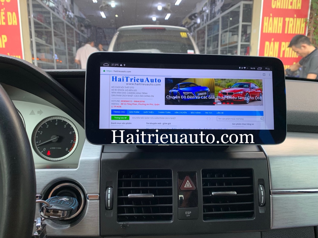 Màn hình android theo xe Mercedes GLK 2010 2 Image