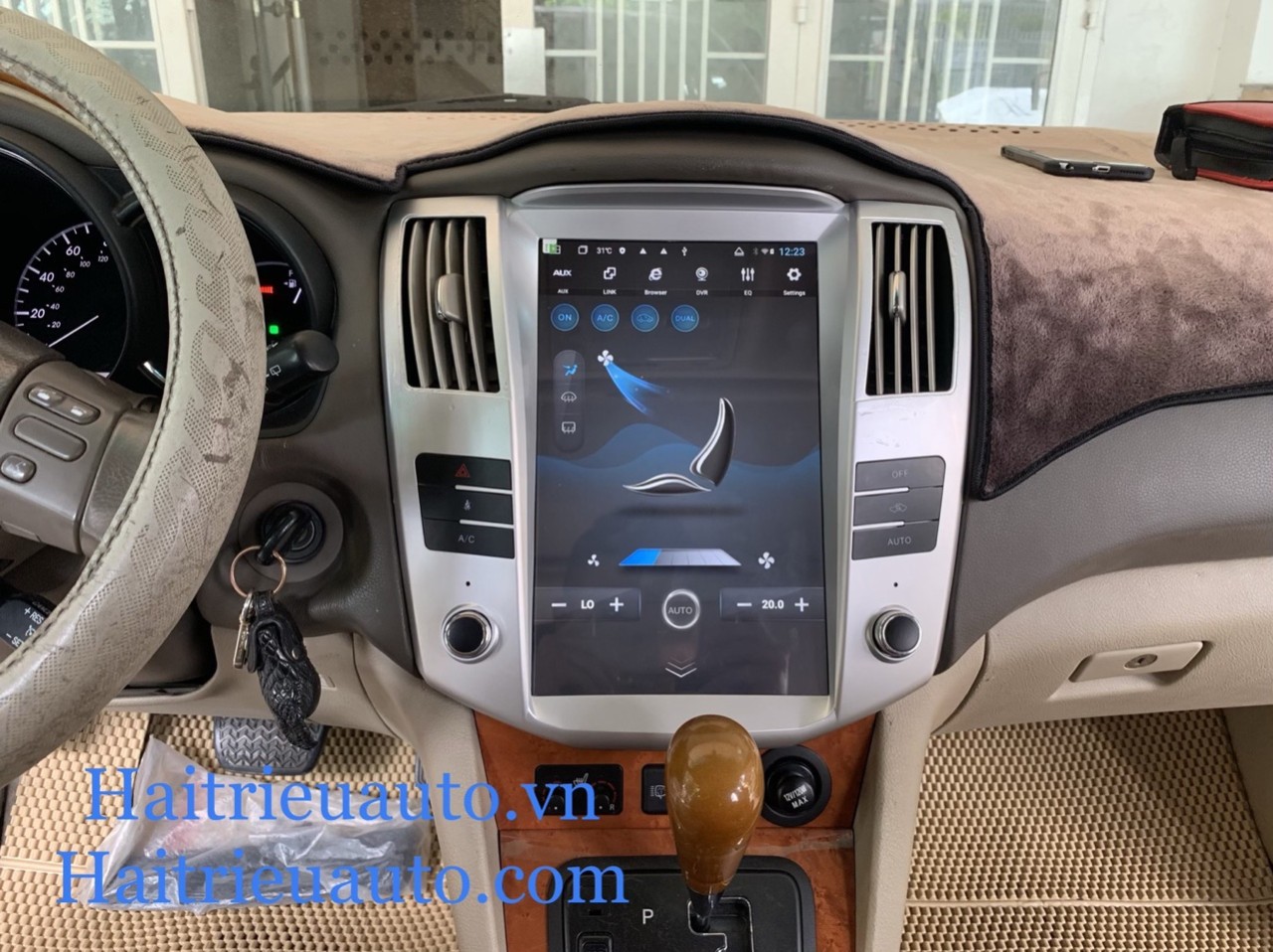 màn hình android tesla theo xe lexus Rx350 4 Image