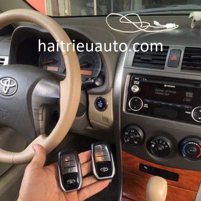 lắp bộ chìa khóa thông minh xe honda CRV