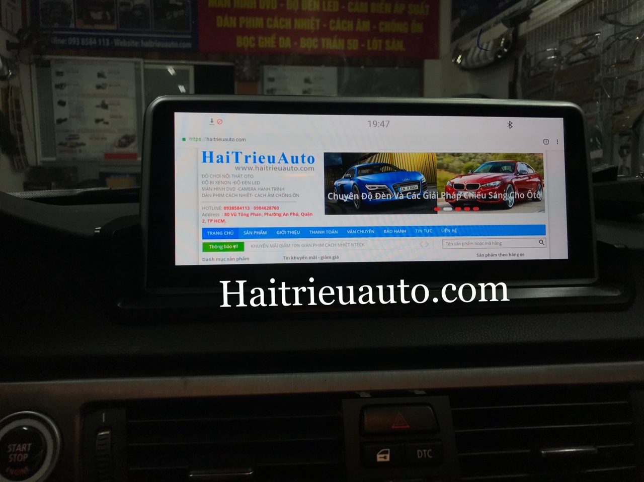 Màn hình android theo xe BMW 320i 2006-2011 6 Image