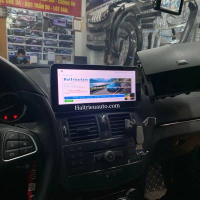 Màn hình android theo xe Mercedes E250