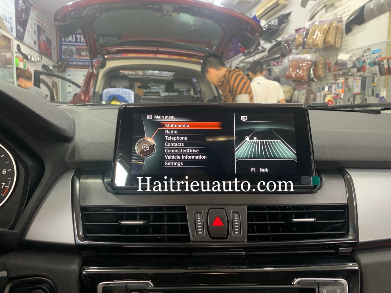 Màn hình android cho xe BMW 218i 8 Image