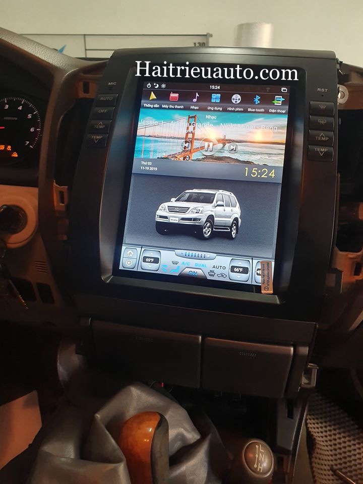 Màn hình tesla android theo xe Lexus GX 470 2003 4 Image