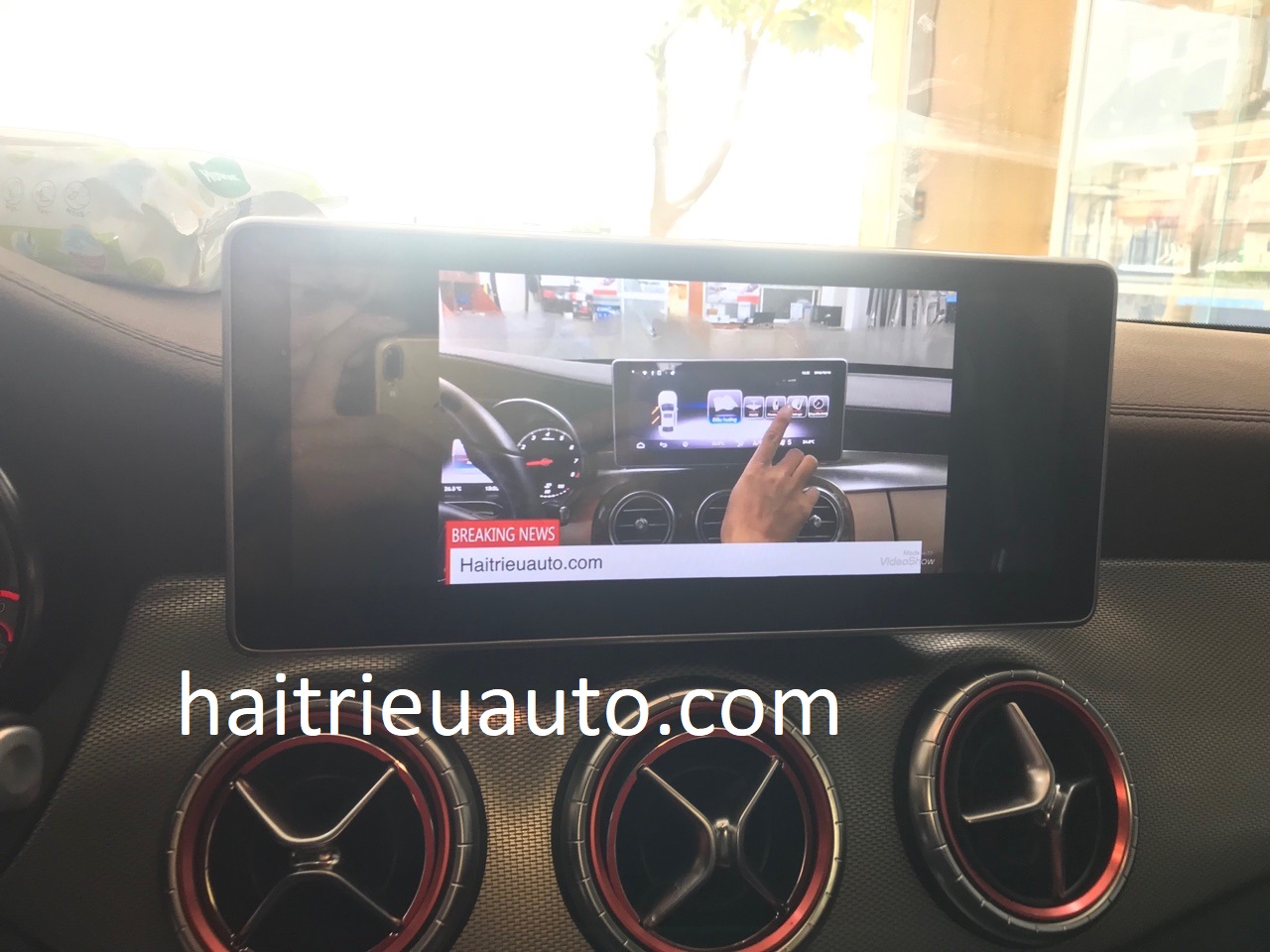 Màn hình android theo xe Mercedes CLA 2016 2 Image