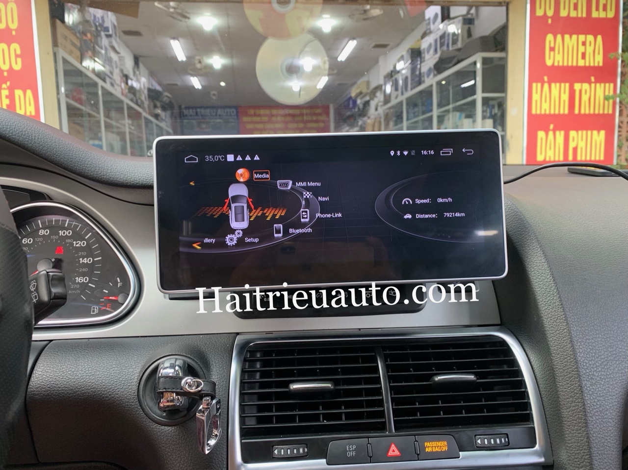 Màn hình android theo xe Audi Q7 2009 7 Image