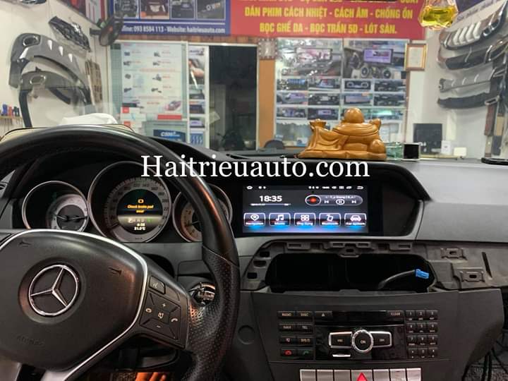 Màn hình android theo xe Mercedes C300 2012 4 Image