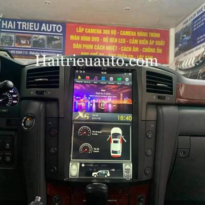 Màn hình tesla android xe lexus LS 460L
