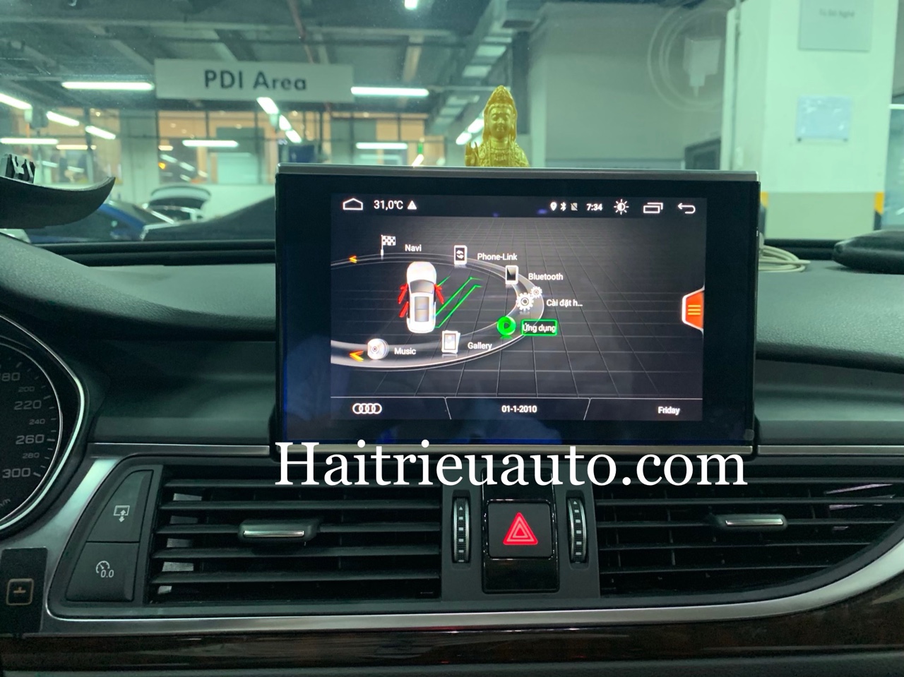 Màn hình android theo xe Audi A6 6 Image