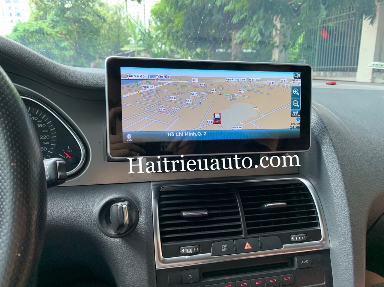 Màn hình android theo xe Audi Q7 4 Image