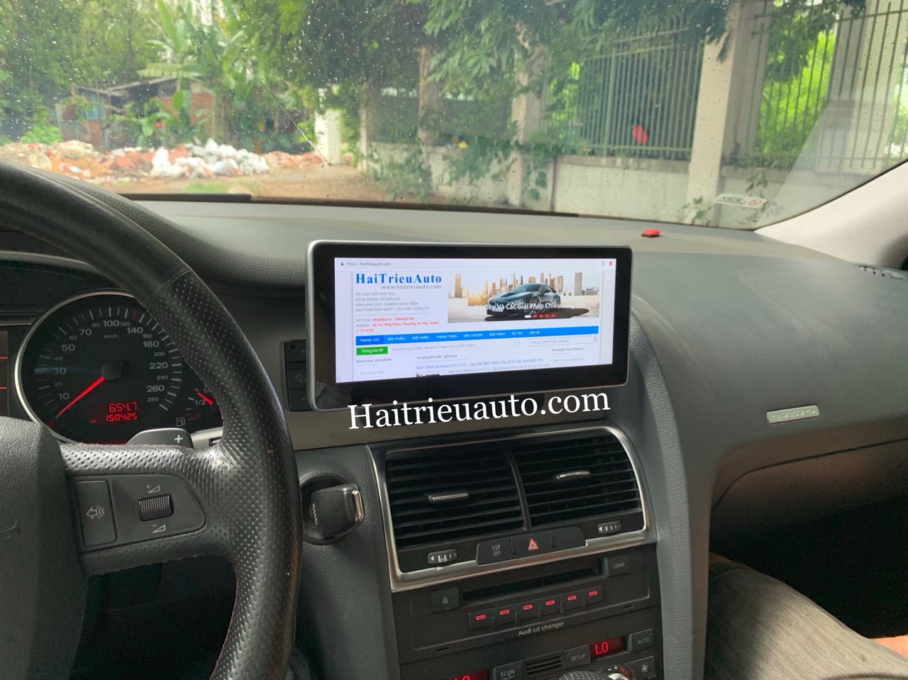 Màn hình android theo xe Audi Q7 2 Image