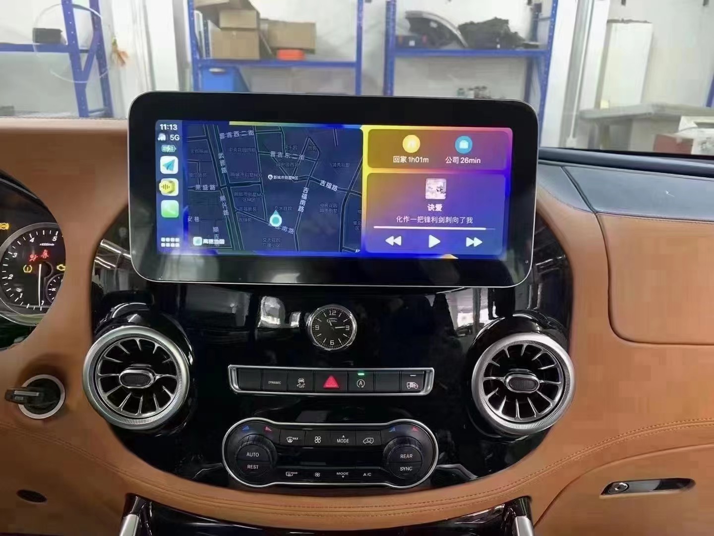 Màn hình android xe mercedes vito 5 Image