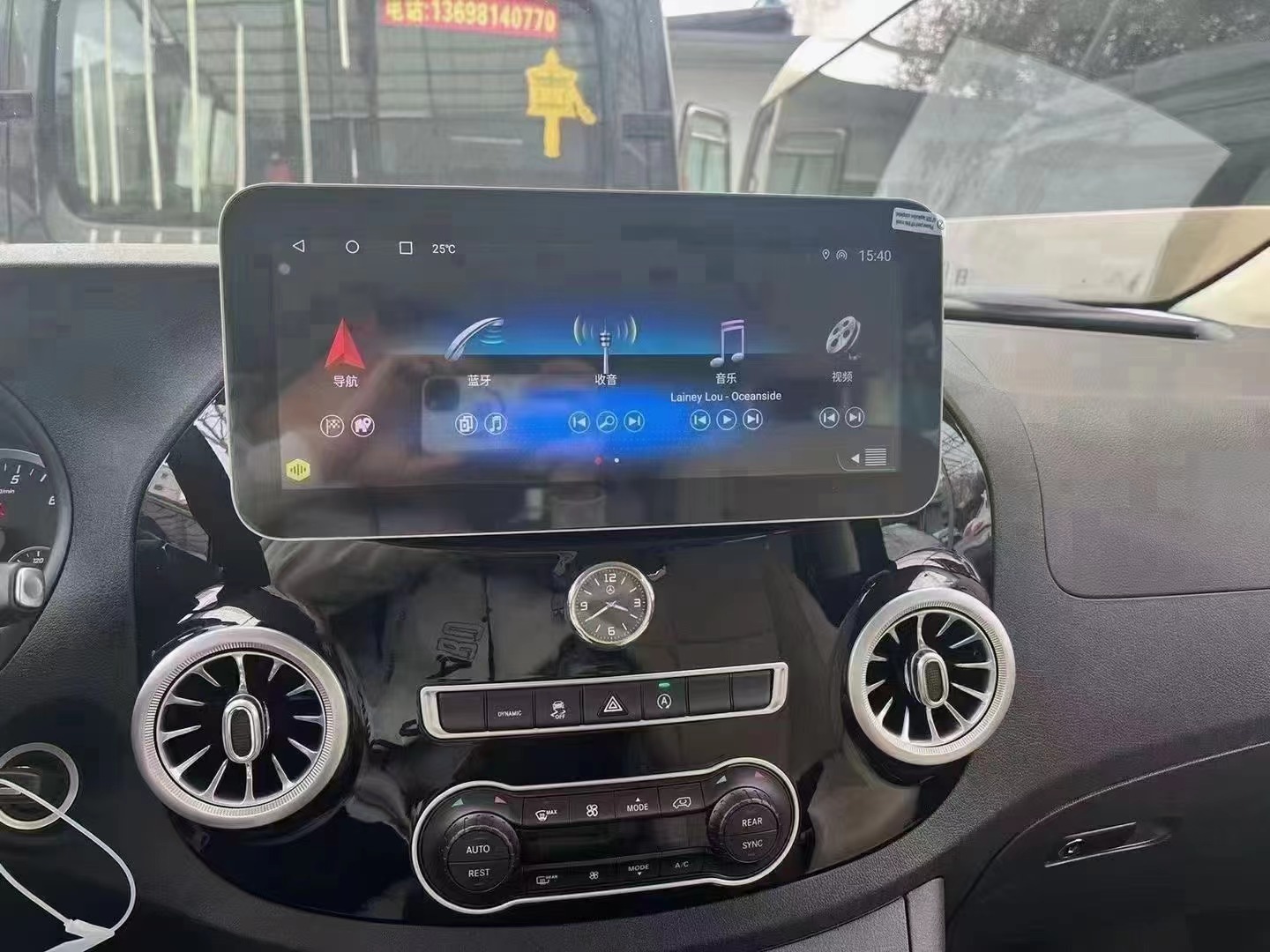 Màn hình android xe mercedes vito 6 Image