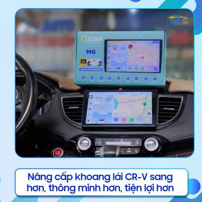 Màn android Omas M6 xe Honda Accord