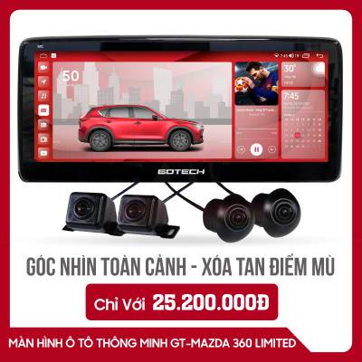 màN hình android Gotech GT mazda 360 Pro