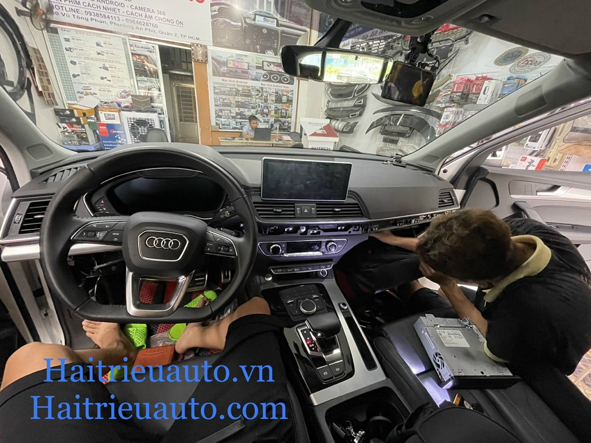 màn hình android theo xe audi Q5 2018 5 Image