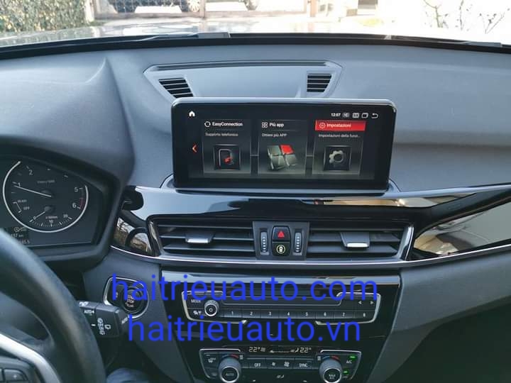 màn hình android theo xe BMW x1 2018 3 Image