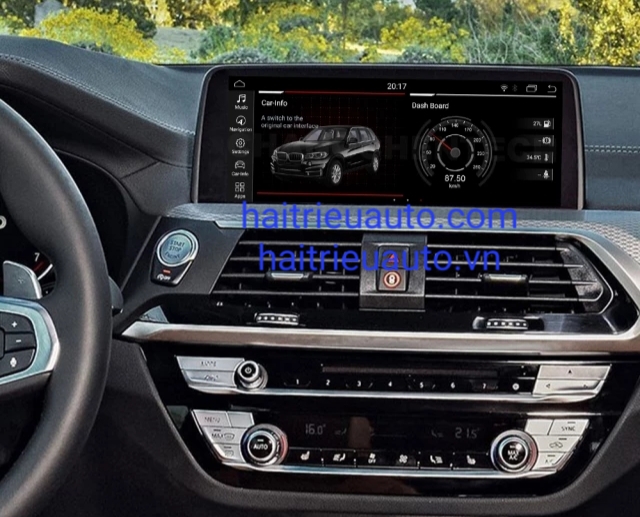 màn hình android theo xe BMW X3 2018 3 Image