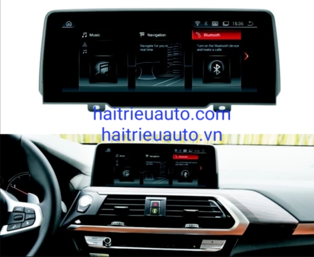 màn hình android theo xe BMW X3 2018 4 Image