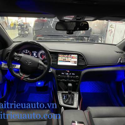 màn hình android theo xe hyundai accent 2021